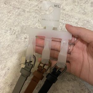 set of 3 American eagle belts brand new